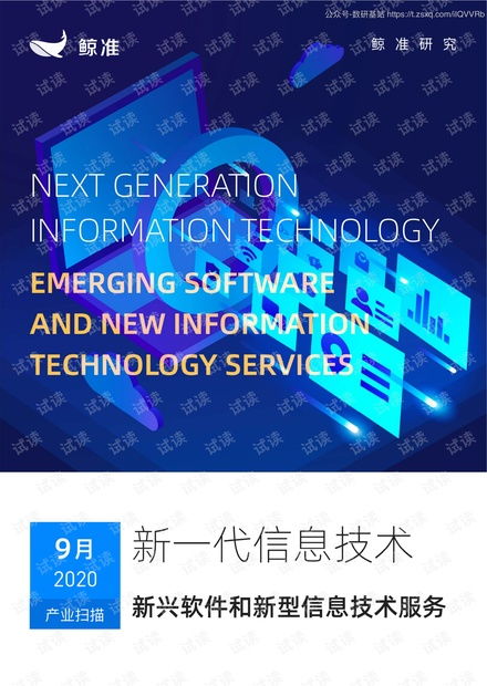 新一代信息技術(shù)產(chǎn)業(yè) 新興軟件與新型信息技術(shù)服務(wù)發(fā)展趨勢分析（2020）